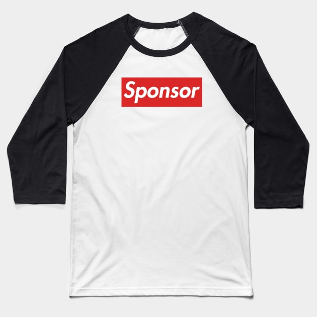 Sponsor Parody  - 12 Step Addict Alcoholic Baseball T-Shirt by RecoveryTees